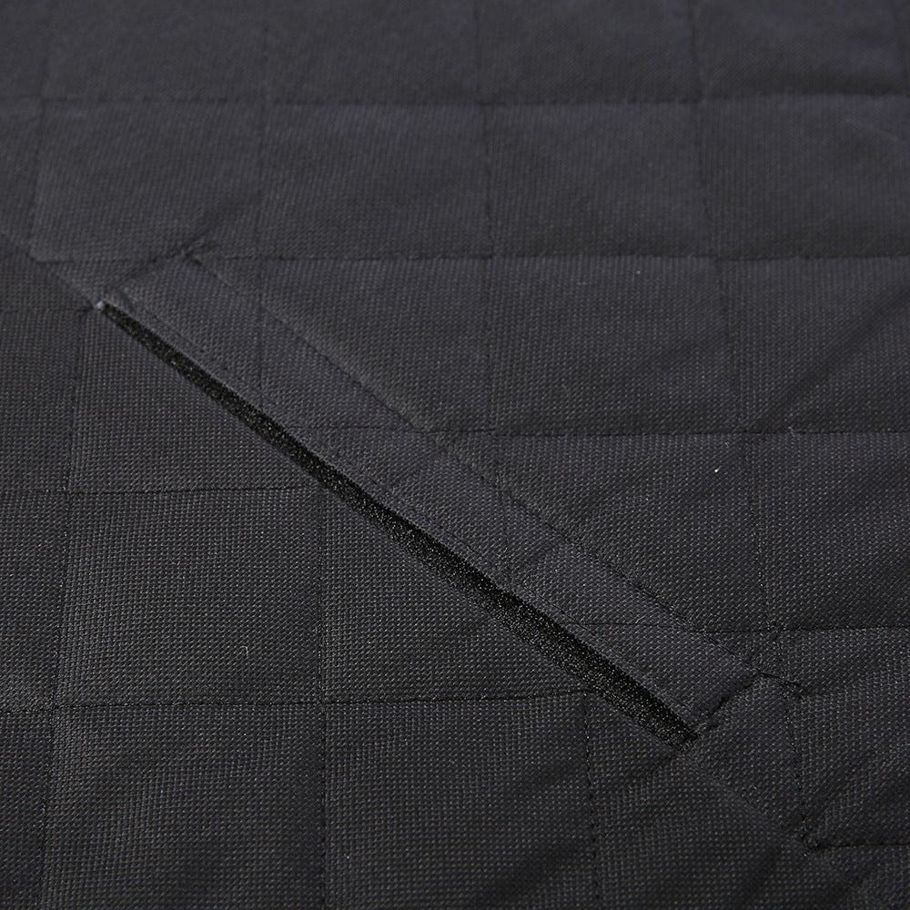 Dog Car Seat Cover Rear Back Seat Mat With Zipper And Pocket For Travel