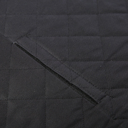 Dog Car Seat Cover Rear Back Seat Mat With Zipper And Pocket For Travel