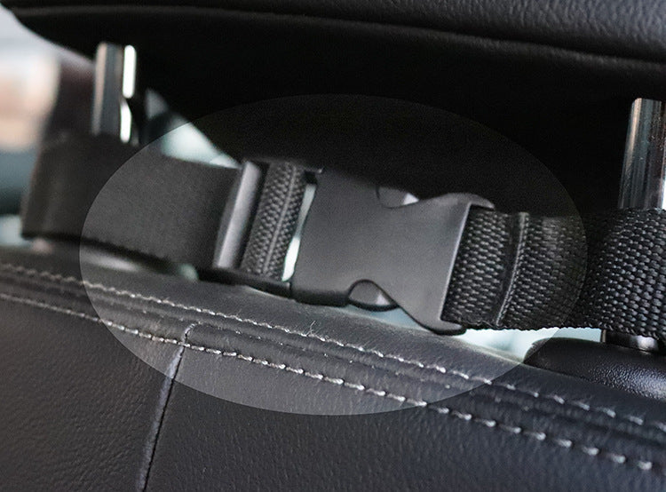 Dog Car Seat Cover Rear Back Seat Mat With Zipper And Pocket For Travel