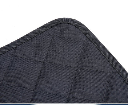Dog Car Seat Cover Rear Back Seat Mat With Zipper And Pocket For Travel
