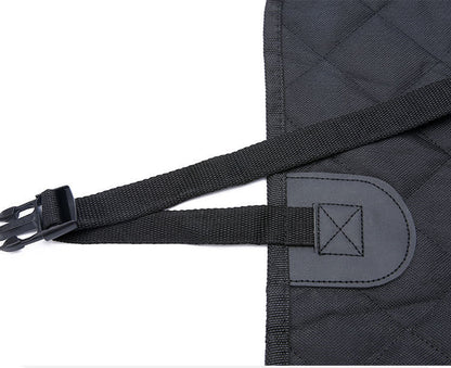 Dog Car Seat Cover Rear Back Seat Mat With Zipper And Pocket For Travel